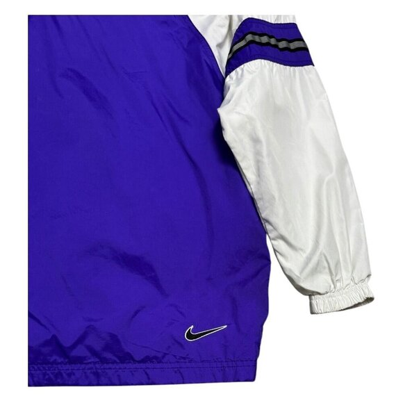 NIKE VINTAGE 90S Y2K Purple Light Windbreaker Retro Jacket Womens Medium - Picture 7 of 7